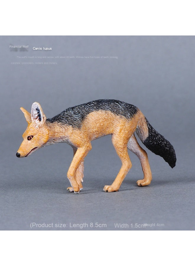 نيبمينينت سلسلة نماذج الحيوانات البرية الواقعية - ذئب، قرد، أسد، ثعلب، حيوان الحرباء وغيرها