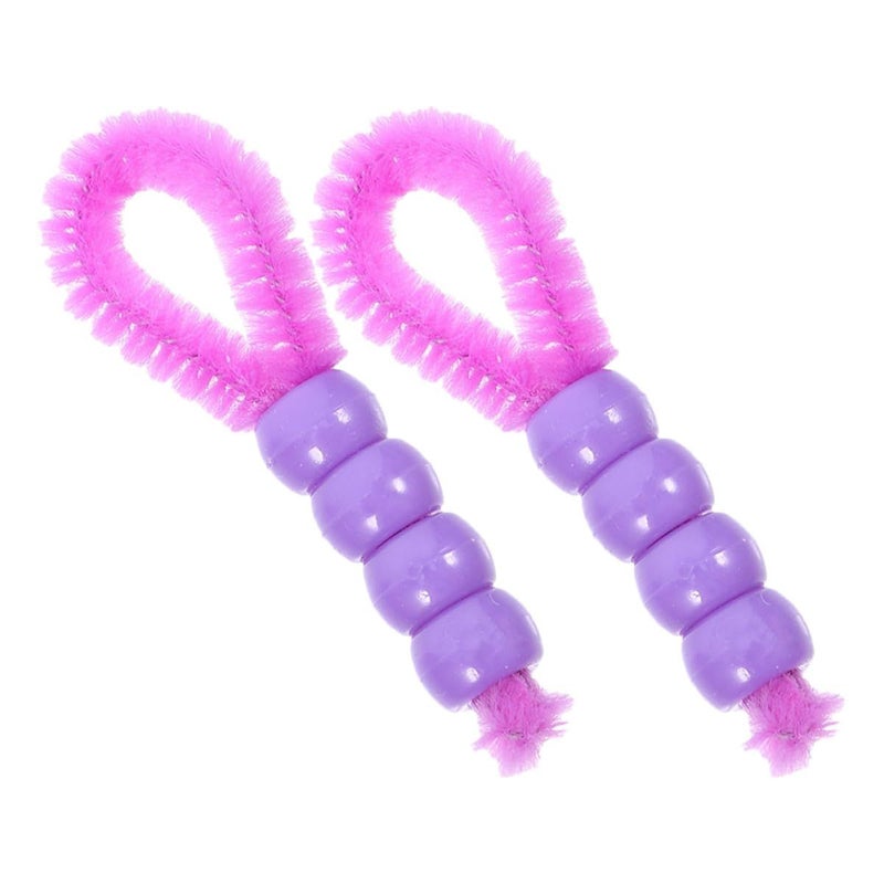 Navel Cleaning Brush With Soft Purple Beads 2 Pack Portable Gentle Belly Button Care For Home And Travel - Image 2