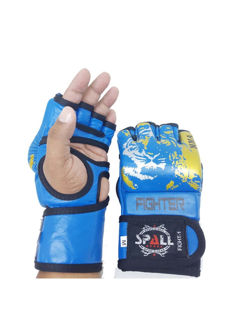 Spall Mma Gloves Boxing Gloves For Men Women Pu Art Leather More Padding Fingerless Punching Bag Gloves For Kickboxing, Sparring, Muay Thai And Heavy Bag - Image 1