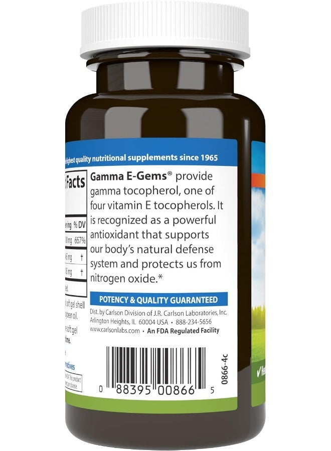 Carlson Gamma E-Gems Soft Gels for Optimal Wellness - Image 3