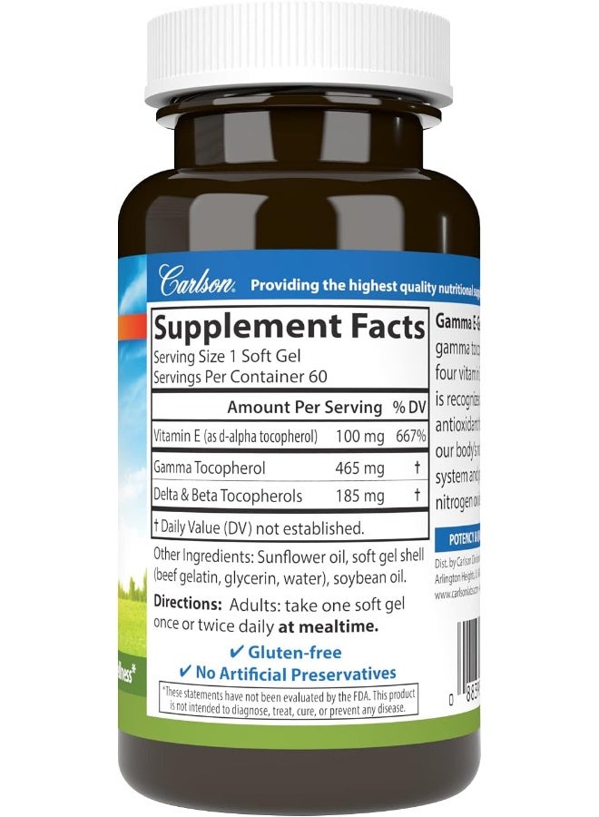 Carlson Gamma E-Gems Soft Gels for Optimal Wellness - Image 2