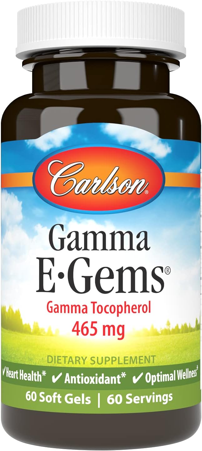 Carlson Gamma E-Gems Soft Gels for Optimal Wellness - Image 1