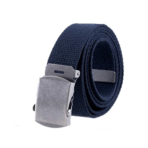 Thomas Bates Cargo Cotton Military Web Belt (Navy) - Image 2