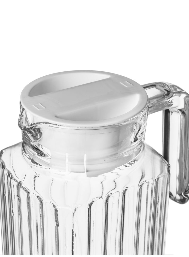 دانيا جك زجاج مربع مع غطاء بلاستيك - Image 2