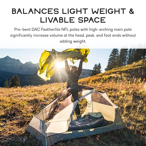 NEMO Equipment Dragonfly OSMO Ultralight Backpacking Tent - 2-Person - Birch Bud/Goodnight Gray - Image 4