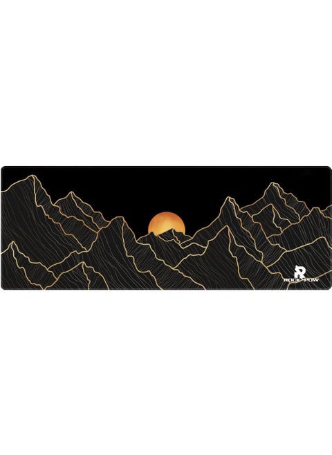 Gaming Mouse Pad XL,Anti-Skid Mousepad Large Keyboard Mouse Pad Desk Mat with Stitched Edges 800x300mm