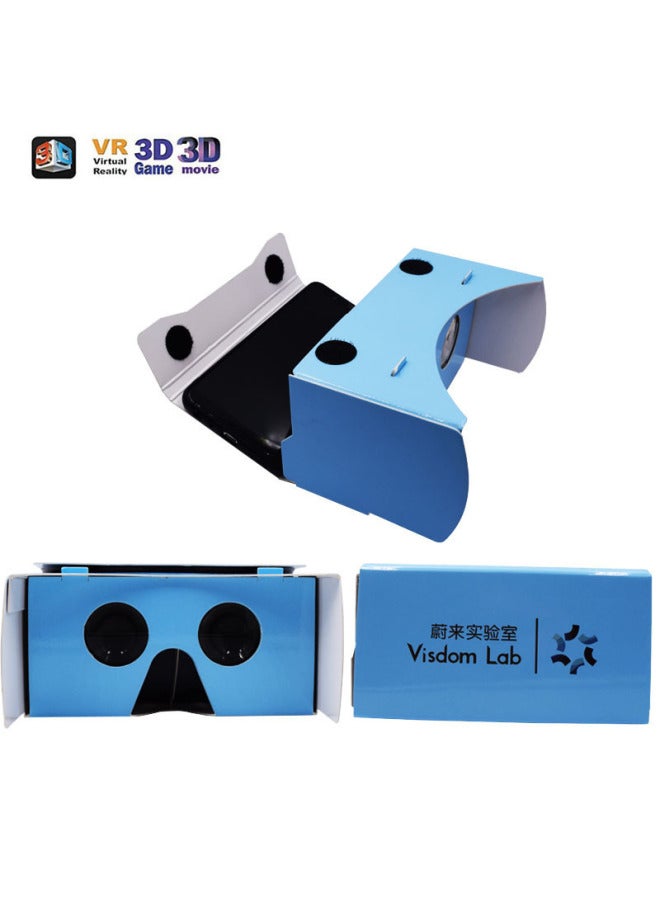 Google Cardboard1 Generation 2 Generation 3 Generation Vr Carton Glasses Vr Education Teaching Training 3d Cardboard Paper Glasses-Color:Google Second Generation VR To Increase The Version Of 7 Inch (color Random) - Image 5