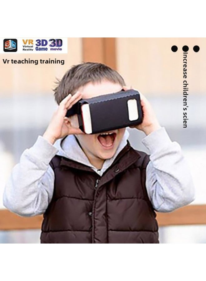 Google Cardboard1 Generation 2 Generation 3 Generation Vr Carton Glasses Vr Education Teaching Training 3d Cardboard Paper Glasses-Color:Google Second Generation VR To Increase The Version Of 7 Inch (color Random) - Image 2