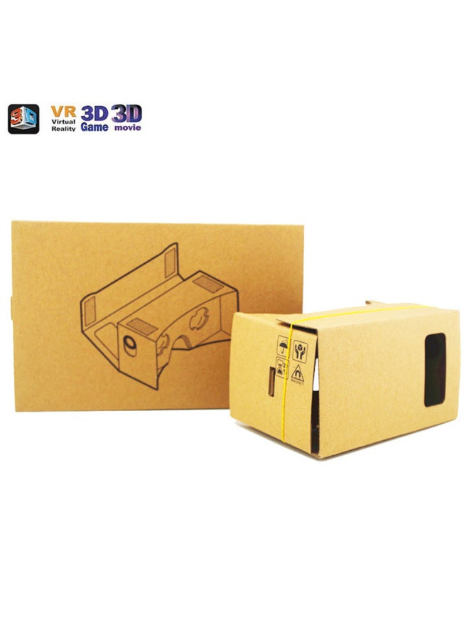 Google Cardboard1 Generation 2 Generation 3 Generation Vr Carton Glasses Vr Education Teaching Training 3d Cardboard Paper Glasses-Color:Google Second Generation VR To Increase The Version Of 7 Inch (color Random) - Image 3