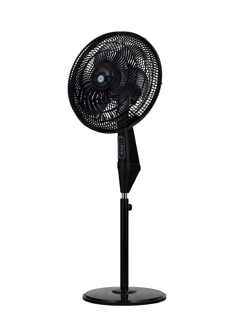 Tefal  Stand Fan, 16 Inch, 3 Speeds, With Remote Control, Silence Force and Anti-Mosquito Repellent VG4135EE 75 W VG4135EE Black - Image 2