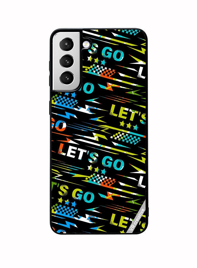 VR CREATIVE Protective Case Cover For Samsung Galaxy S22 Plus 5G Abstract Seamless Grunge Pattern For Boy Design Multicolour - Image 1