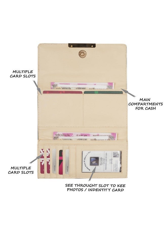 Lavie Women's Bimet Trifold Wallet | Ladies Purse Handbag - Image 5