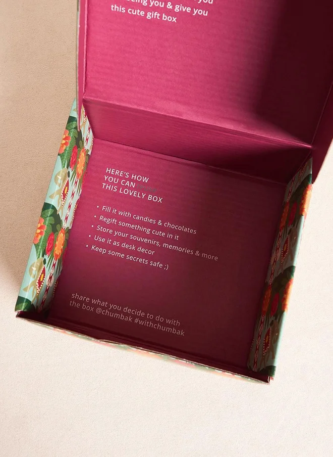 Chumbak  Royal Tuskar Gift Box - Square  | Best Price UAE