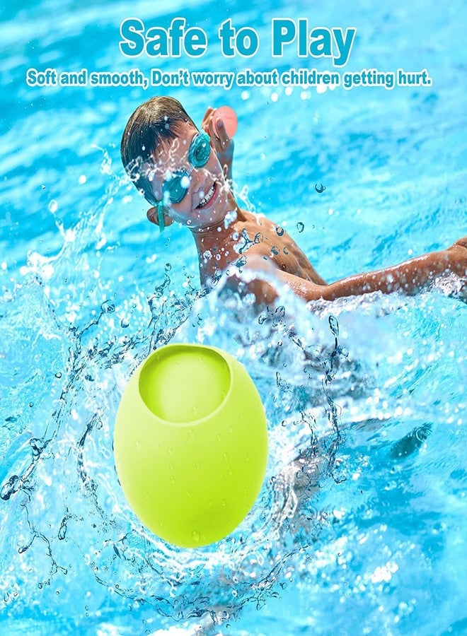 RoseFlower Reusable Water balloons, RoseFlower Water Balloons Quick Fill for Fights - Self Sealing - Summer Toy Backyard Outdoor Game, Beach Pool Bath Lawn Toys Birthday Gift for Kids Boys Girls - Image 3