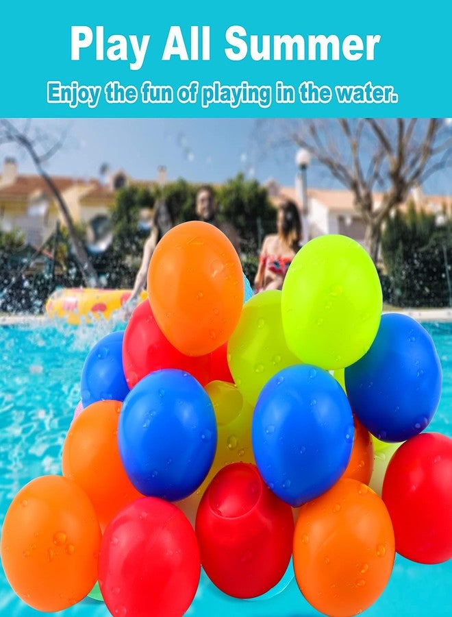 RoseFlower Reusable Water balloons, RoseFlower Water Balloons Quick Fill for Fights - Self Sealing - Summer Toy Backyard Outdoor Game, Beach Pool Bath Lawn Toys Birthday Gift for Kids Boys Girls - Image 4