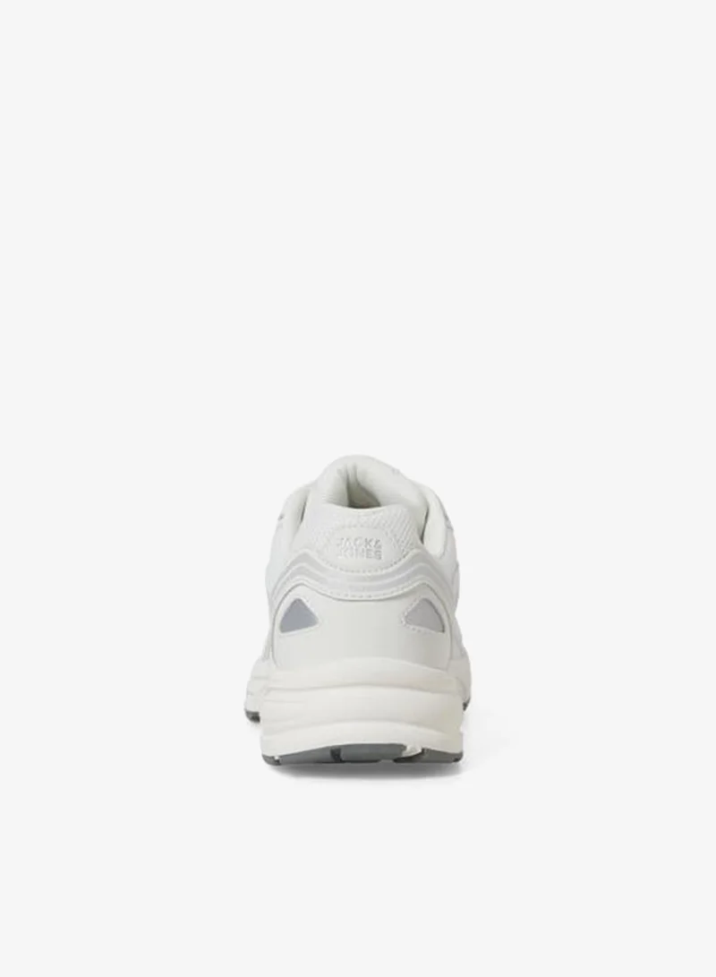 JACK & JONES White Casual Low Top Sneakers for Men | Best Price UAE