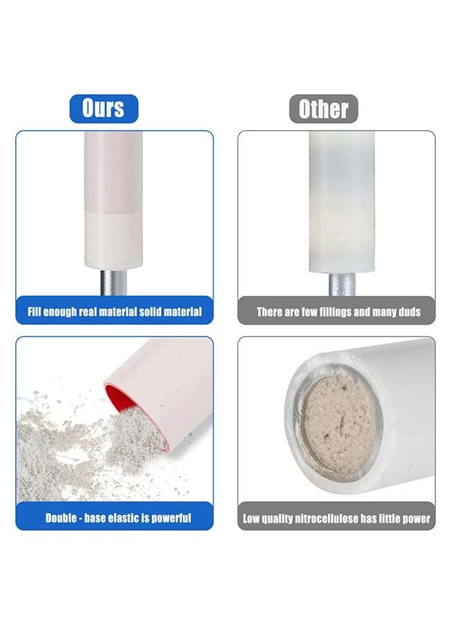 هاهاهاي 200 قطعة مسامير مستديرة، مسامير لمسدس مسامير يدوي من الفولاذ،  ملحقات مسدس مسامير، أداة تثبيت الجدران، لأنابيب الكابلات في الأسقف الخرسانية، أداة إصلاح أجهزة التثبيت الثابتة، ملحقات مسدس مسامير للمنزل DIY - Image 4