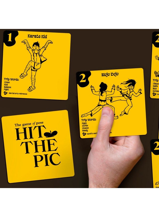 FITZ Hit The Pic Party Game - Match The Pose in Fast-Paced Team Play Using Improv and Movement, Perfect for Groups and Family Game Nights - Ages 12+, 2+ Players, 30 Minute Playtime, Made by Fitz - Image 2