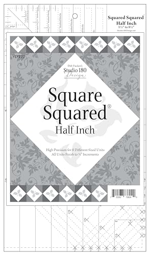Studio 180 Design Square Squared Half Inch Ruler (9 1/2" by 16") ~from Studio 180 Designs - Image 1