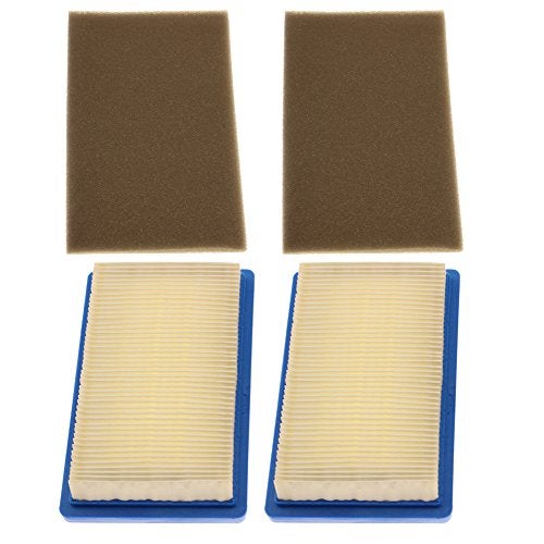 HIPA (Pack of 2) 17218-ZG9-M00 Air Filter + Pre Filter for HONDA GXV140 HR215 HRB215 HRC215 HRM195 HRM215 Lawn Mower - Image 1