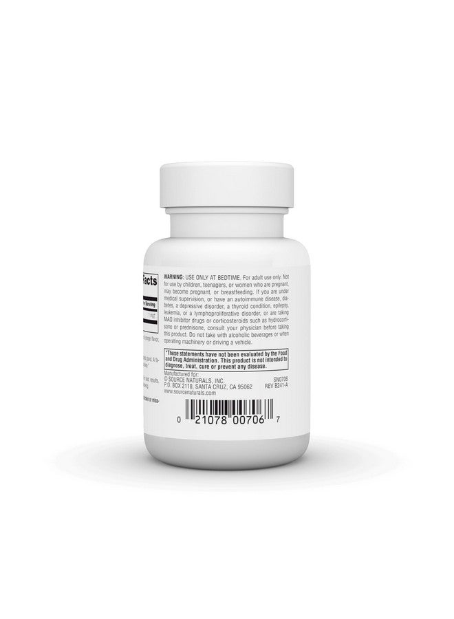 Source Naturals Sleep Science Melatonin 1 mg, 100 Orange Flavored Lozenges - Image 3