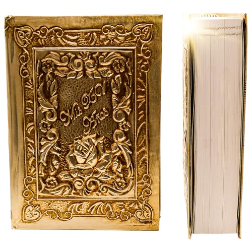 Nuestra Fe Quinceanera Biblia catolica en espaol Metalic Cover for XV aos Spanish Bible Large Print Biblia en espaol letra Grande Quinceanera Decorations Quinceanera gifts Quinceanera bible catholic - Image 1
