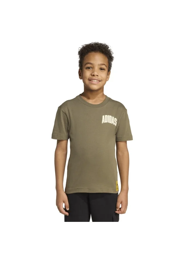Adidas Adidas Lk Sim T Green T-Shirt (Short Sleeve) T-Shirts For Kids