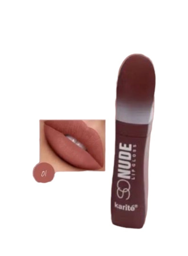 KARITE Karité So Nude Lip Gloss - Terracotta Bliss (Shade 01) - Image 1