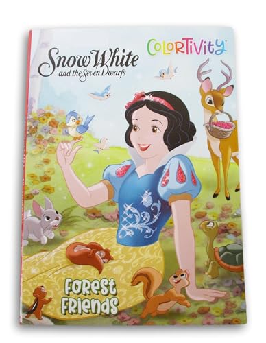 Show-Offs Snow White and The Seven Dwarfs Coloring + Activity Book Favor or Gift for Children - 'Forest Friends'' 64 Pages - Image 5