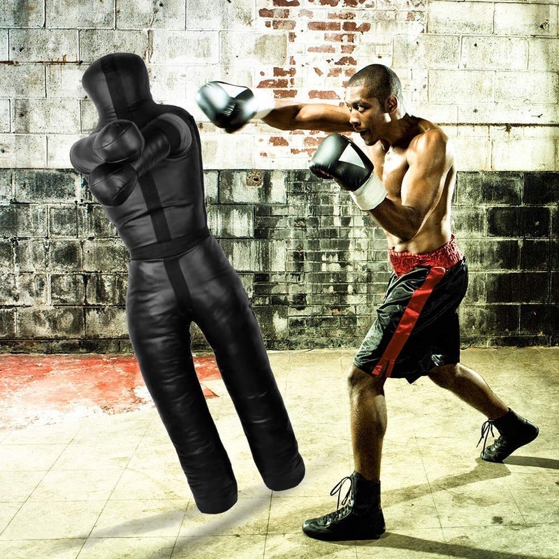 Aoneky دمية مصارعة غير مملوءة من Aoneky بطول 6 أقدام من الجلد - دمية مصارعة واقفة لمصارعة MMA وجيو جيتسو وUFC وجودو - Image 2