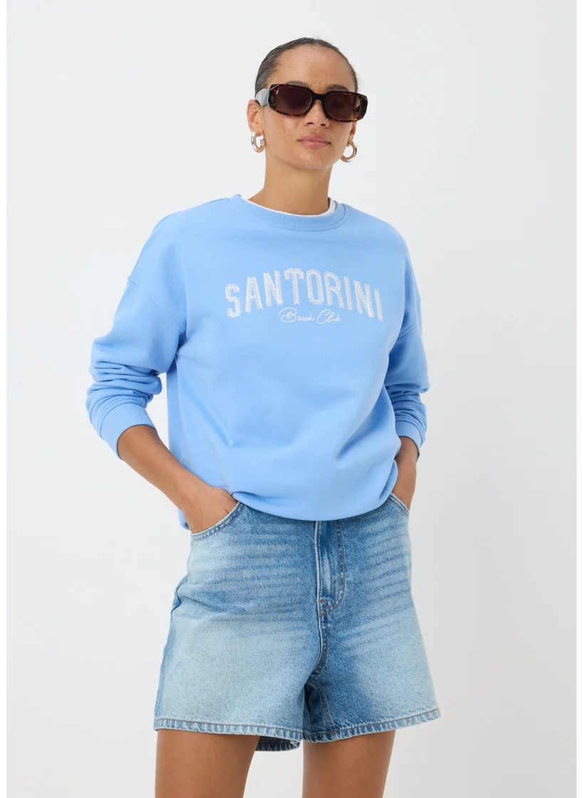 Matalan Blue Santorini Sweatshirt