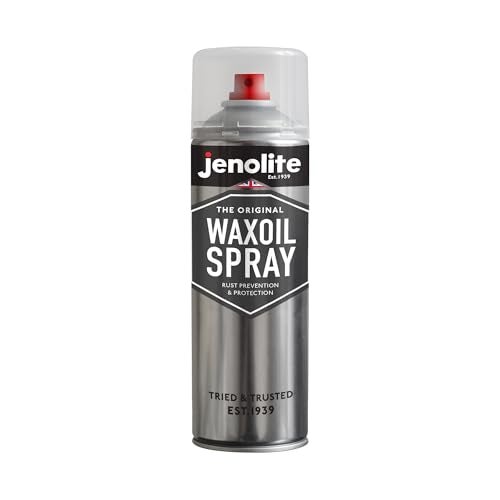 JENOLITE جينو لايت واكسويل وقاية من الصدأ بخاخ، حماية من التآكل للسيارات/الدراجات/الدراجات النارية 500 مل (16.9 أونصة سائلة) - Image 1