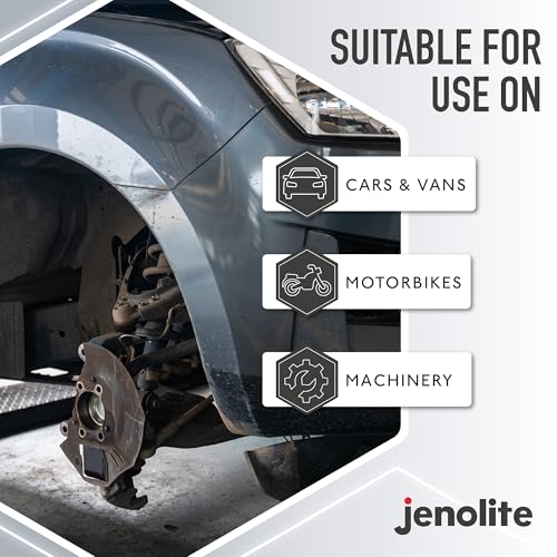 JENOLITE جينو لايت واكسويل وقاية من الصدأ بخاخ، حماية من التآكل للسيارات/الدراجات/الدراجات النارية 500 مل (16.9 أونصة سائلة) - Image 2