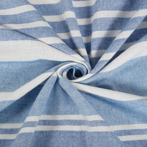 Värde 210 TC Cotton Bedsheet | Handmade Double Bedsheet | Handloom Bedsheets | Without Pillow Cover | Double Bedsheet for Summer (90X100 Inches, 7.5 x 8.3 Feet (Glaucous) - Image 4
