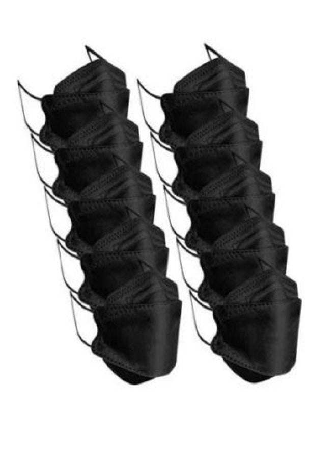 Generic - 2 Box N95 Disposable Particulate Respiratory Face Mask for Adults Black And White - Image 1
