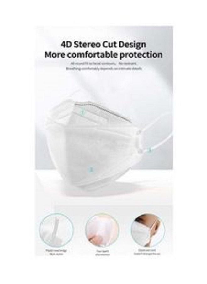 Generic - 2 Box N95 Disposable Particulate Respiratory Face Mask for Adults Black And White - Image 1