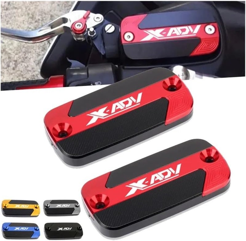 Motorcycle Brake Reservoir Cap Motorcycle Front Brake Reservoir Fluid Tank Oil Cup Cover for X-ADV 750 XADV 750 2017-2024 Brake Reservoir Cover Protector - Image 2