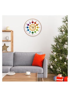 Generic Learning Clock for Kids Telling Time Teaching Clock Kids Room Wall Decor Silent Non Ticking Analog Battery Operated Learning Clock for Kids Room Bedrooms Playroom School  - Image 5
