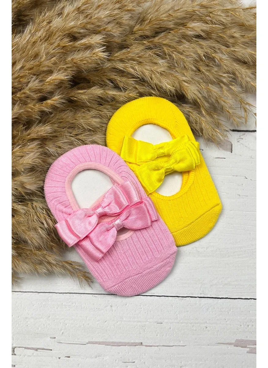 ادا بيبيك تشوكوك Ada Baby Kids Baby Girls 2-Piece Ballerina Socks with Bow