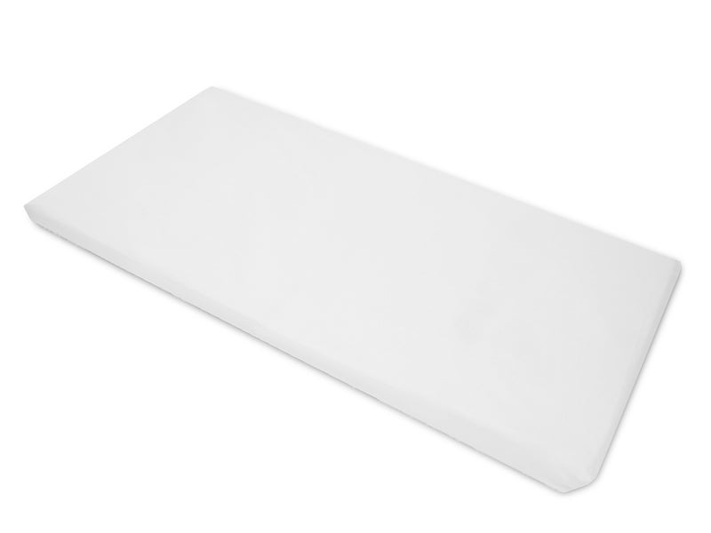 American Baby Company American Baby Company CottonPolyester Blend Fitted Nap Mat Sheet with Elastic Corners 24 x 48 x 4 Soft Breathable Rest Mat Sheet or Nap Mat Cover for Daycare Preschool White 