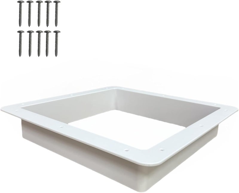ZOIZ RV Roof Vent Garnish Replacement - 2.9" Vertical Leg Ceiling Trim Ring for 14"x14" RV Vents - Image 1