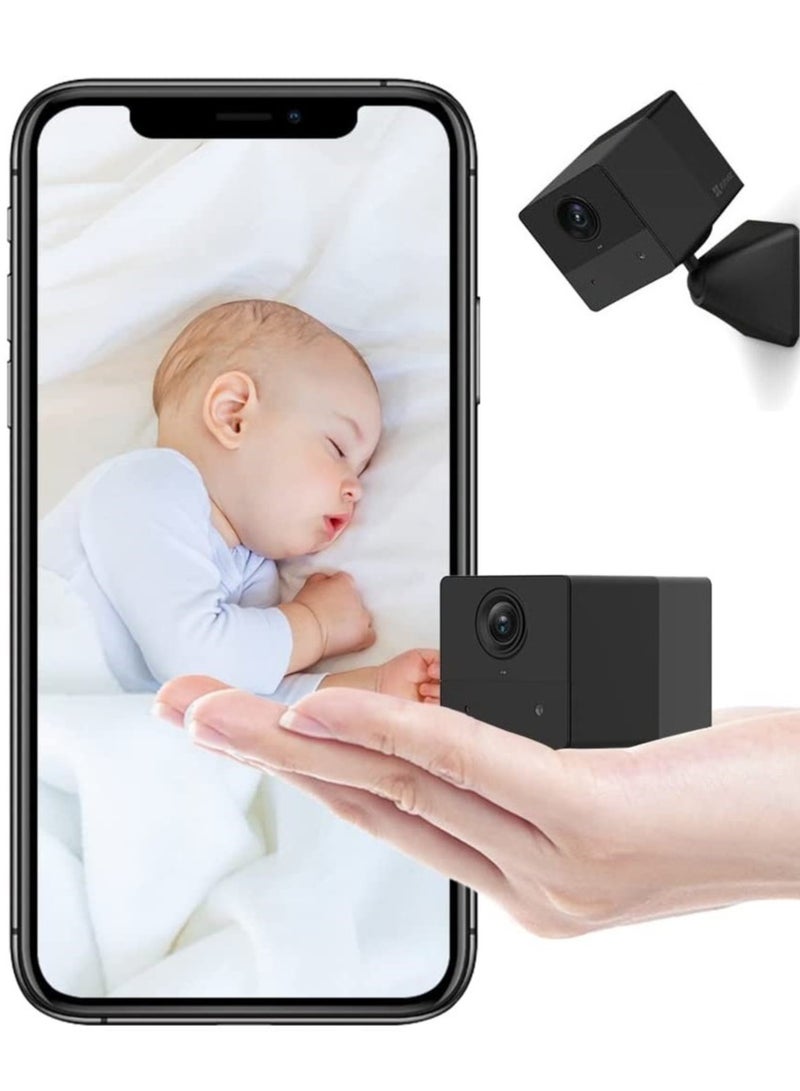 إيزفيز كاميرا مراقبة BC2 Mini Smart FHD 1080 داخلية تعمل بالبطارية خالية من الأسلاك باللون الأسود - Image 2