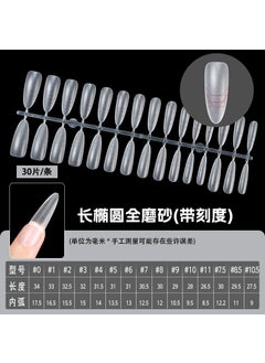 Long oval full frosted 300 piece (with scale)