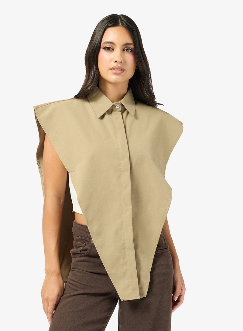 ELLA Shirt With Statement Hem - Image 1