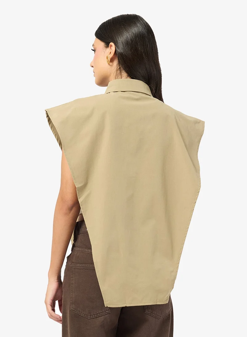 ELLA Shirt With Statement Hem