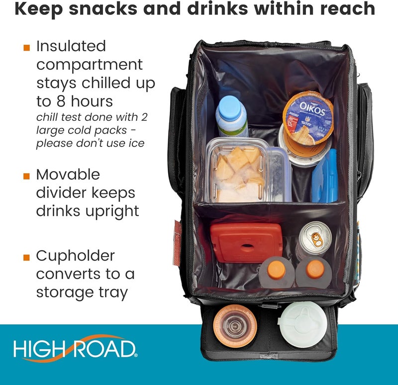 High Road Large CarHop Car Seat Organizer with Cooler and Cup Holder - Image 4
