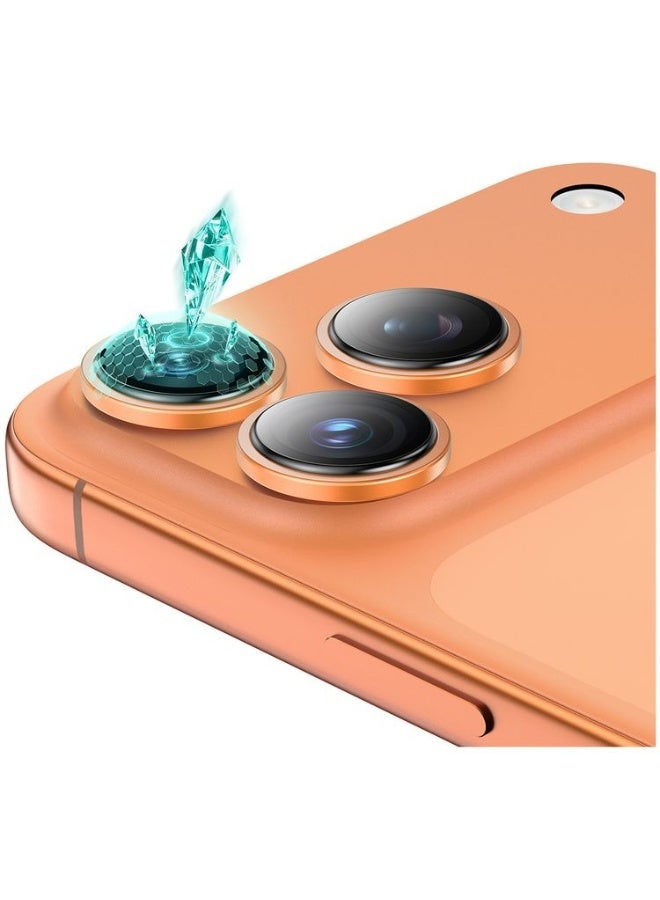 GREEN LION iPhone 17 Pro, Pro max HD Plus Camera Lens / Ultra-Clear Lenses / 9H Durable Glass / Anti-Fingerprint / Shatter Protection / Water Resistant / HD Clarity - Orange Titanium - Image 3