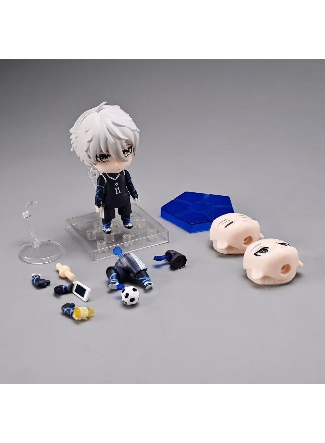 general Blue Lock 2056# Seishiro Nagi Movable Replacement Face Doll Hand-made decoration desktop Decoration Toy Gift for family and friends - Image 1