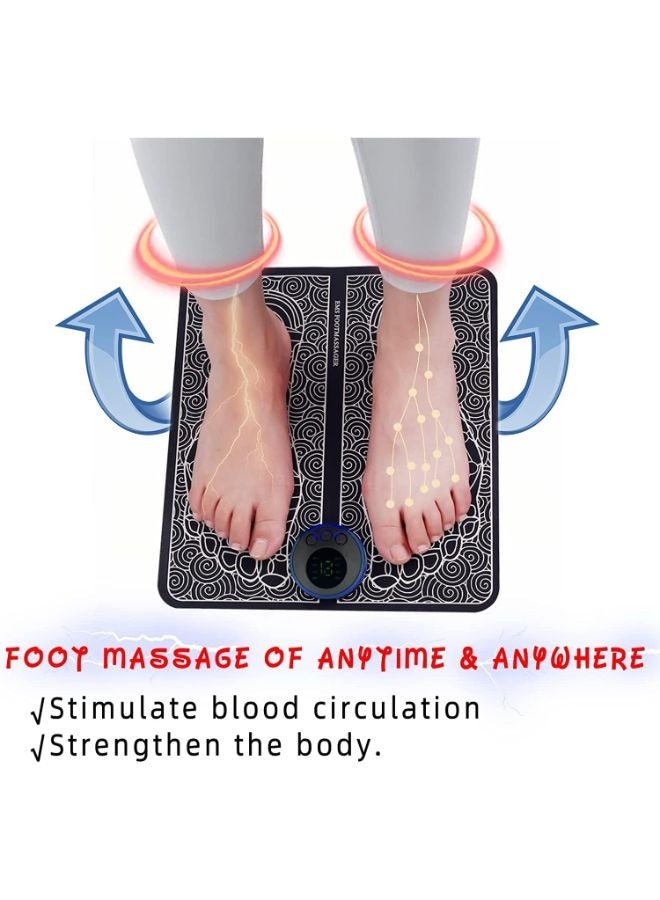 مدلك تحفيز العضلات الكهربائي بساط القدم - Image 3