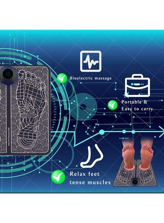 مدلك تحفيز العضلات الكهربائي بساط القدم - Image 5